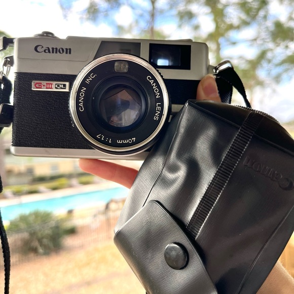 Vintage Canon Canonet QL17 G-III QL 35mm Rangefinder Film Camera Cap